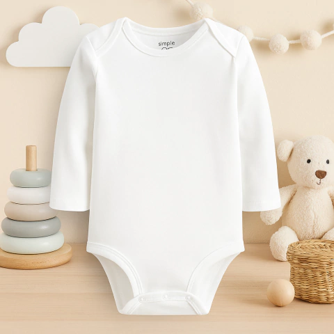 Body Manga Longa Branco Simple Joys by Carter's Avulso - comprar online