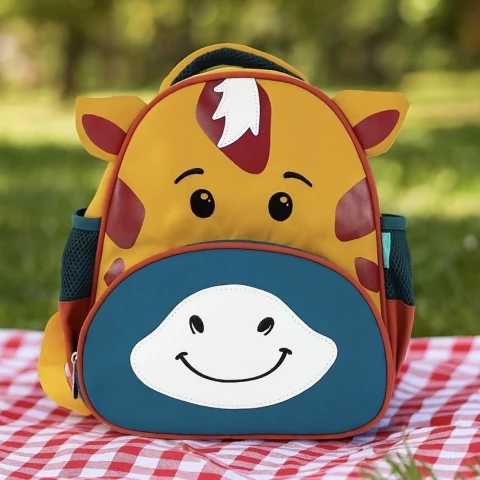 Mochila Escolar Infantil Girafa, com compartimento térmico, Petit Piá - comprar online