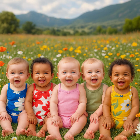 Kit Body Regata 5pç Floral Carter's - comprar online