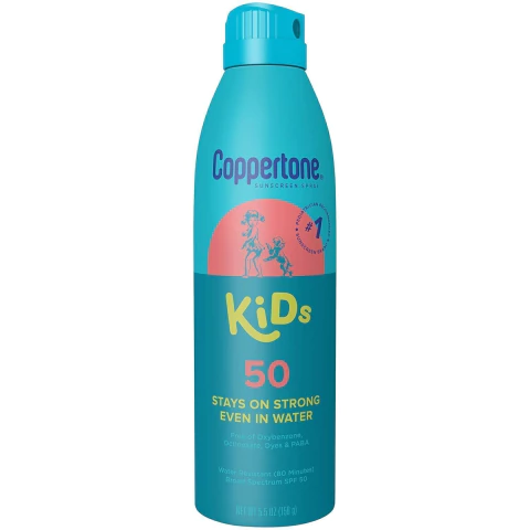 Protetor Solar Coppertone Kids Spray, FPS 50, Importado EUA