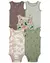 Kit Body Regata 5pç Camuflado Carter's