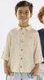 Camisa Manga Longa em Linho Areia Up Baby na internet