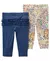 Kit Calças Azul Floral Carter's
