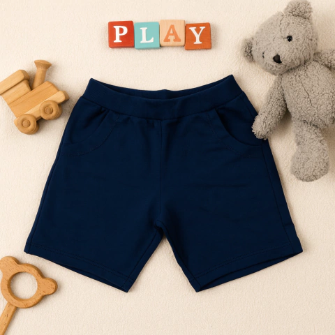 Bermuda Moletom com Bolso Marinho Have Fun - comprar online