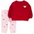 Conjunto Vermelho Coração Carter's na internet