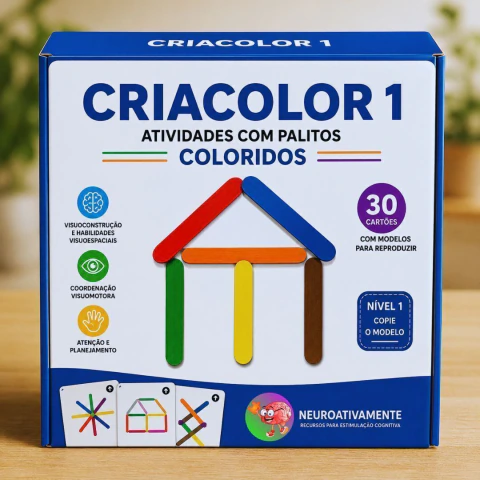 Criacolor 1 – 30 Atividades de Visuoconstrução e Habilidades Visuoespaciais