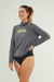 Lycra Com Capuz e Bala Clave UV Cinza Feminina na internet