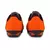 Botines Puma Spirit III FG Junior para niño en color naranja, vista trasera.