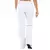 Pantalones de jogging blancos para mujer, vista trasera.