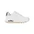 Zapatillas Skechers Uno Gen1 Shimmer Away Junior en color blanco con detalles metálicos.