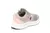 Zapatillas Filament MDQ Winter para mujer, en tonos grises y rosa, vistas desde atrás.