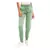 Pantalones de entrenamiento Roxy en color verde, modelo para mujer, con cintura elástica y cordón ajustable.