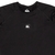 Remera negra de hombre Quiksilver Snow Solid con logo en el pecho