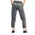 Pantalón de mujer Roxy en color gris con logo en la parte trasera.