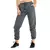 Pantalón de mujer Roxy en color gris, con cintura elástica y puños en los tobillos, ideal para entrenamiento y uso diario.