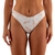 Bikini Roxy de color tostado con estampado de hojas, ideal para mujeres.