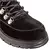 Botas Roxy Sadie para mujer, de color negro, con detalles en gamuza y cordones decorativos.