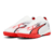 Botines Puma Ultra Match para hombre en color blanco con detalles rojos y negros.