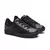 Zapatillas negras A Nation The Icon One para niños, con diseño moderno y cordones.