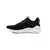 Zapatillas negras A Nation Supermoon Junior con detalles en blanco y rojo, diseñadas para niños.