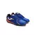 Botines de fútbol Joma Dribling para hombre, color azul con detalles en naranja y blanco.