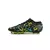 Botines Joma Evolution para hombre con diseño colorido en negro, azul y verde.