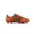 Botines de fútbol Puma Spirit III FG Junior para niño en color naranja con detalles negros.