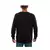 Buzo Puma Power Crew para hombre, visto desde atrás, color negro.