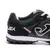 Botines Joma Top Flex TF para hombre, en color negro, con detalles en blanco y texturizados, ideales para fútbol 5.