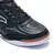 Botines Joma Top Flex Rebound para hombre, color negro con detalles en naranja, ideales para fútbol sala.