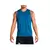 Musculosa sin mangas de hombre de Under Armour en color azul, ideal para deportes y entrenamiento.