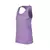 Musculosa de mujer Under Armour en color púrpura, diseñada para entrenamiento y actividades deportivas.