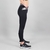 Calzas New Balance Relentless Crossover High Rise para mujer, en color negro, vistas de lado.