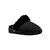 Pantuflas Roxy Malmo para mujer, de color negro con detalle de pelaje en la parte superior.