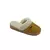 Pantuflas Roxy Malmo para mujer en color mostaza con interior de peluche blanco.