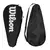 Funda negra para raqueta de tenis Wilson Pro Staff Precision 103 con el logo de Wilson en blanco.