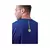 Vista posterior de la remera Snauwaert Waves Dots para hombre, con diseño en azul y detalles en verde.