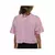 Remera de mujer de Under Armour, color rosa, vista trasera.