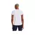 Remera blanca de mujer Under Armour, vista posterior, con logotipo en la parte superior.