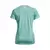 Remera de mujer Under Armour Tech SSV Twist color verde aqua, vista trasera.