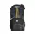Botas Salomon Daintree Mid Gtx para hombre, vista posterior, color negro con detalles amarillos.