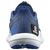 Vista trasera de las zapatillas Salomon Predict Mod para hombre, en color azul y blanco.