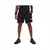 Hombre vistiendo shorts deportivos negros de la marca Snauwaert, ideales para pádel y tenis.