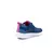 Zapatillas A Nation Dynamo para mujer, en color azul con detalles en rosa, vistas desde el lado derecho.