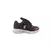 Zapatillas Filament Max Winter Junior en color negro con detalles en rosa, ideales para niños.