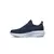 Zapatillas Skechers Go Run Elevate para hombre en color azul marino, con diseño deportivo y suela blanca.