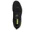 Zapatillas deportivas Skechers Go Ride 11 para hombre, color negro con detalles en verde, vista superior.