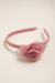 Tiara Infantil Com 1 Flor De Organza - comprar online