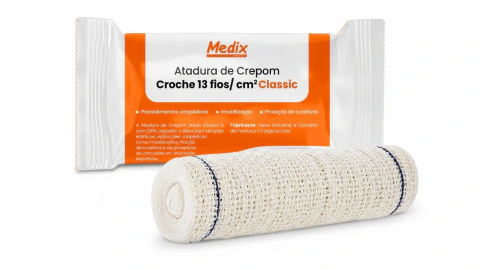 ATADURA DE CREPOM MEDIX SUPREME - PCT C/ 6