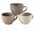Taza de Cafe Porcelana Rayada Color Surtido 9 x 6.5 Cm x 1 u